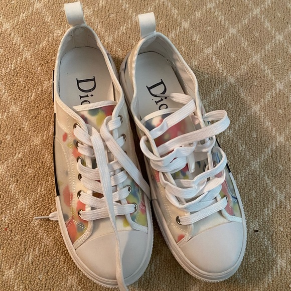 dior floral shoes